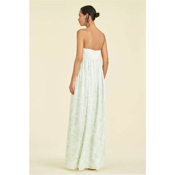 Sachin & Babi Jessica Gown in Jade Rose Watercolor Size 6 NEW - Picture 4 of 13